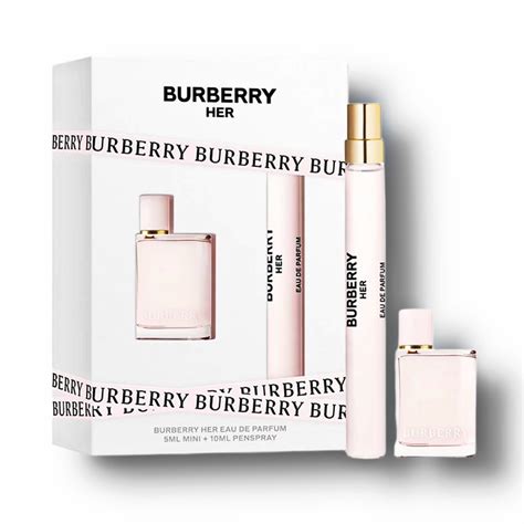 burberry her mini gift set